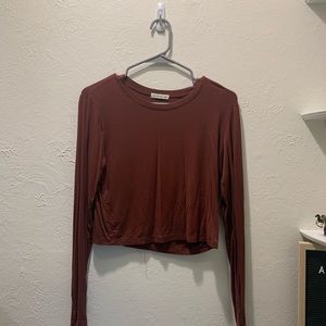 Light Auburn Brown Long Sleeve